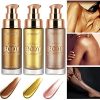 Firstfly Glistening Bronze Liquid Illuminator – Glow Foundation for Face & Body