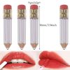RONRONS 12 Pack Novelty Pencil Shaped Empty Lip Gloss