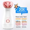 Nano Ionic Facial Steamer - Hot Mist Home Sauna SPA for Moisturizing and Unclogging Pores