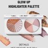 Sumeitang Highlighter Palette 8 Colors Highlighter Makeup Palette