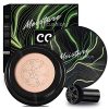 Air Cushion CC Cream Mushroom Head Foundation, Firstfly Moisturizing BB Cream Makeup Long Lasting Matte Concealer (Natural)