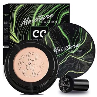 Air Cushion CC Cream Mushroom Head Foundation, Firstfly Moisturizing BB Cream Makeup Long Lasting Matte Concealer (Natural)