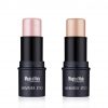 Ownest 2 Colors Highlighter Stick, Shimmer Cream Powder Waterproof Light Face Cosmetics, Creamy Self Sharpening Crayon Stick Brightener & Highlighter