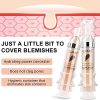2pcs Full Cover Liquid Concealer, Waterproof Smooth Matte