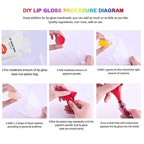 51y02AW9fGL Versagel Lip Gloss Base, Moisturize Oil Material DIY Lip Makeup Primers