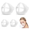 3D Face Inner Support Frame, Reusable Silicone Internal Support Bracket for More Breathing Space and Makeup Lipstick Protection, Pack of 4