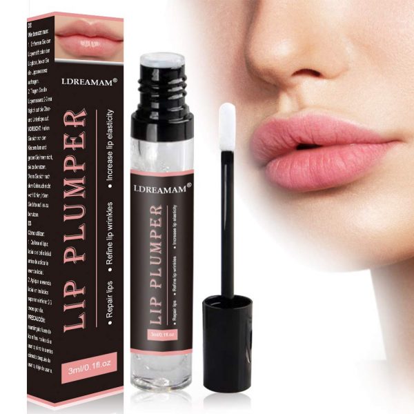 Lip Plumper,Lip Care,Natural Lip Enhancer,Lip Plumper Lip Gloss,Lip Plumper Fuller & Hydrated Sexy Lips,Increased Elasticity Reduce Fine Lines Hydrating Plump Gloss