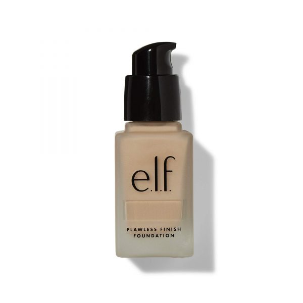 e.l.f., Flawless Finish Foundation, Lightweight, Oil-free formula, Full Coverage , Blends Naturally, Restores Uneven Skin Textures and Tones, Natural, Semi-Matte, SPF 15, All-Day Wear, 0.68 Fl Oz