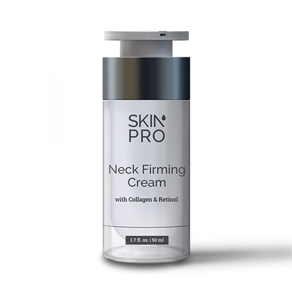 Neck Firming Cream, Anti-Aging Neck Cream for Skin Tightening, Marine Collagen Cream with Peptides for Face and Neck, Retinol Serum for Neck Skin Firming - SkinPro