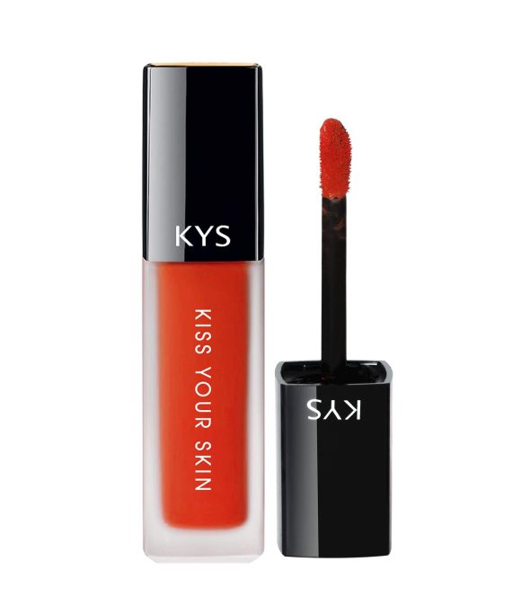 KYS Organic Orange Red Matte Liquid Lipstick