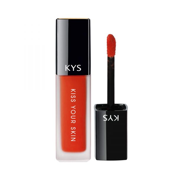 KYS Organic Orange Red Matte Liquid Lipstick