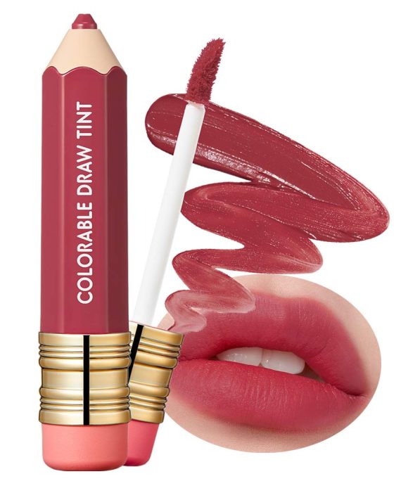 It'S SKIN Colorable Draw Tint 3.3g 10 Colors - Cute Crayon Velvety Lip Tint Lipstick with Matte Finish, Air Light Formula with Long Lasting Intense and Vibrant Color (07 Retro Nude)