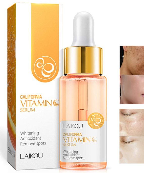 Vitamin C Serum with Hyaluronic Acid Natural & Organic Anti Wrinkle Reduce Formula for Face Skin Improve Remove Spots Essence