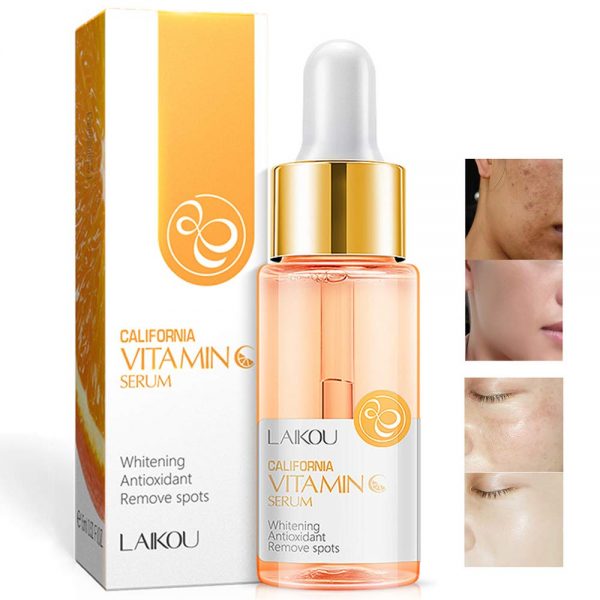 Vitamin C Serum with Hyaluronic Acid Natural & Organic Anti Wrinkle Reduce Formula for Face Skin Improve Remove Spots Essence