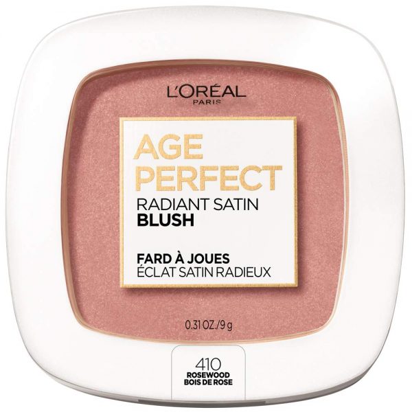 L'Oreal Paris Age Perfect Radiant Satin Blush with Camellia Oil, Rosewood