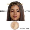 PHOERA Face Powder, Firstfly Loose Face Powder Translucent Smooth Setting Foundation Makeup, 1.02 Oz (#02 Cool Beige)