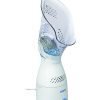 Vicks Personal Sinus Steam Inhaler with soft ergonomic face mask for targeted steam therapy, displayed on a clean, light background. 