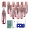 12pcs 5ml Essential Oils Bottles,Rose Gold Oil Roller