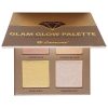 Highlighter Palette Highlighter Makeup Iluminador - Glow Bronzer Powder Makeup Highlighter Kit With Mirror - 4 Highly Pigmented Face Highlighter Shimmer Colors - Vegan, Cruelty Free & Hypoallergenic