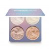 High Light Powder,Professional New Makeup Face Powder 4 Colors Bronzer Highlighter Powder Palette for Women/Ladies/Girls (B)