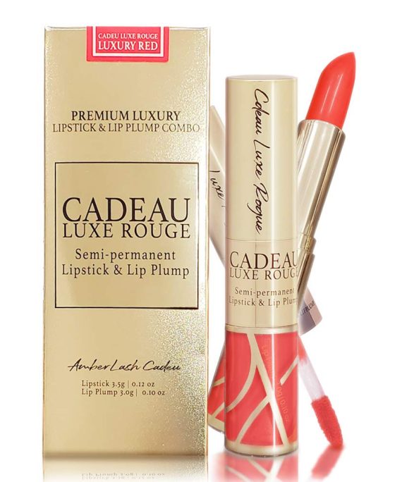 Cadeu Luxe Rouge Semi-Pernanent Lipstick and Lip Plump