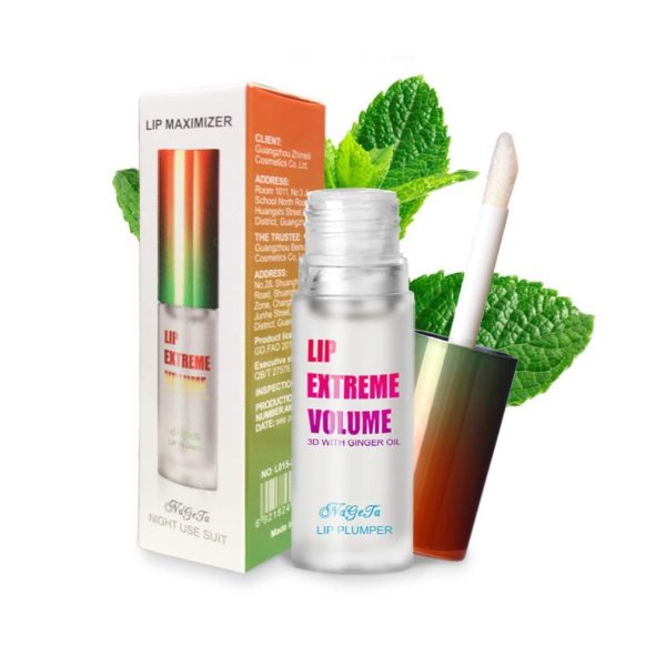 Lip Plumper Gloss, Lip Plumper for Fuller & Hydrated Lips Balm Device Lipstick Treatment Lip Oil, Natural Lip Enhancer That Moisturizes & Eliminates Dryness by Recho (Light)