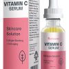 Nutricelebrity Vitamin C Serum for Face Care Acne Scar Removal - Organic Anti Wrinkle Formula, Dark Circle Repair, Jojoba, Coconut, Pomegranate, and Papaya Oil, Antioxidant Collagen Boosting - 1 oz