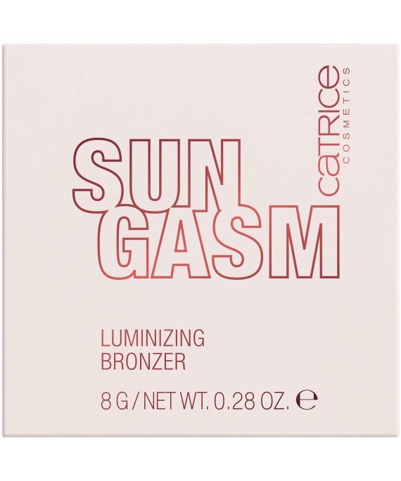 Catrice | SUNGASM Luminizing Bronzer 01 | For A Sun-Kissed Shimmery Finish | Highly Pigmented & Blendable | Vegan, Paraben Free, Oil Free | Cruelty Free