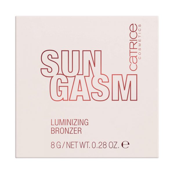Catrice | SUNGASM Luminizing Bronzer 01 | For A Sun-Kissed Shimmery Finish | Highly Pigmented & Blendable | Vegan, Paraben Free, Oil Free | Cruelty Free