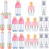20 Pieces Empty Lip Gloss Tube Novelty Pencil Shaped Lip Bottle Ice Cream Shaped Lip Balm Tube Bottle Shaped Lip Glaze Tube Candy Shaped Lip Container Clear Refillable Lipstick Container, 5 ml, 8 ml