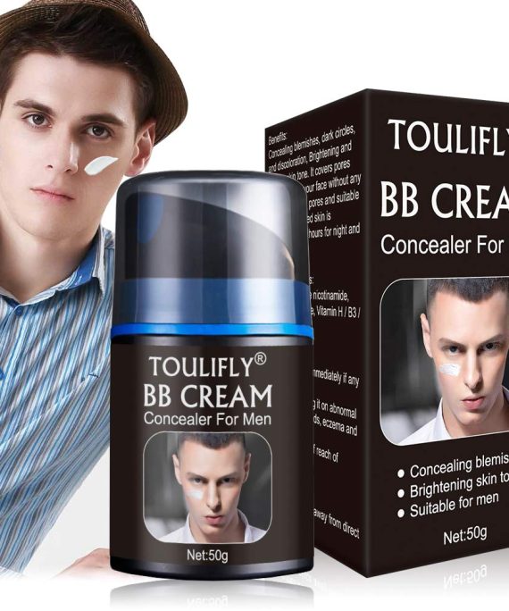 BB Cream For Men,Men's Revitalising Nourishing Tone Up BB Cream,Concealer For Men,CC Cream For Men,Big Pores Perfect Cover,Face Primer,Skin Corrector,Suitable for All Skin Types