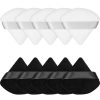 10 Pieces Pure Cotton Powder Puff Face Triangle Soft Makeup Powder Puff for Loose Powder Mineral Powder Body Powder Makeup Tool