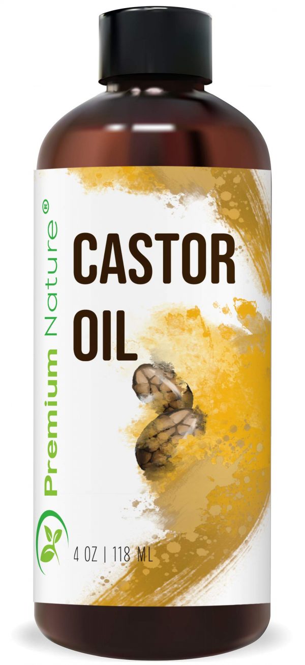 Castor Oil Pure Carrier Oil - Cold Pressed Castrol Oil for Essential Oils Mixing Natural Skin Moisturizer Body & Face Oil, Eyelashes Eyebrows Lash & Hair Growth Serum, Heals Inflamed Skin 4 oz