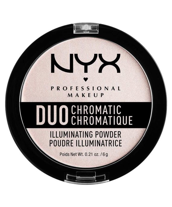 NYX PROFESSIONAL MAKEUP Duo Chromatic Illuminating Powder, Snow Rose