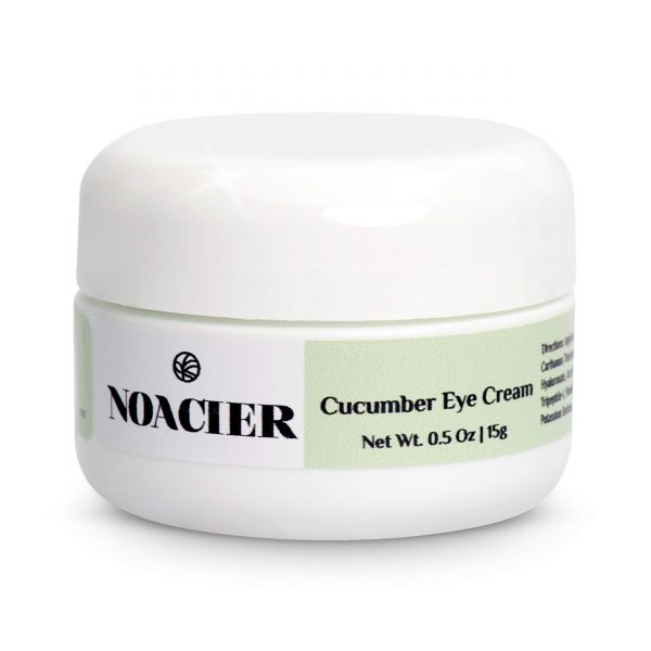 Noacier Cucumber Eye Cream for Dark Circles and Puffiness with Hyaluronic Acid and Vitamins - Anti Anging, Firming, Wrinkle Treatment