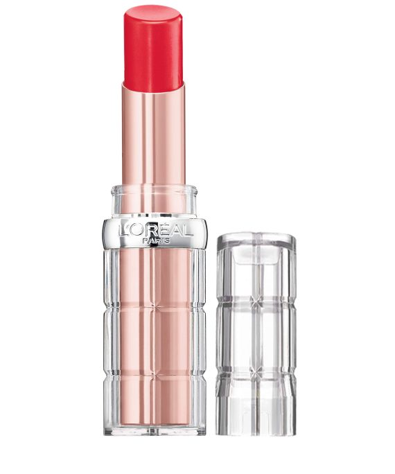 L'Oreal Paris Makeup Colour Riche Plump & Shine Lipstick, for Glossy, Radiant, Visibly Fuller Lips with an All-Day Moisturized Feel, Watermelon Plump, 0.1 oz.