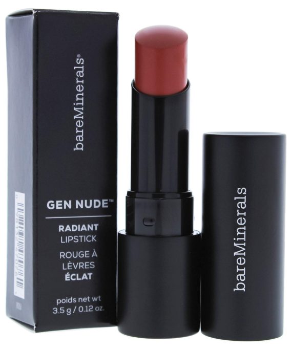 bareMinerals Gen Nude Radiant Lipstick, Panko, 0.12 Ounce, Multi (81357)