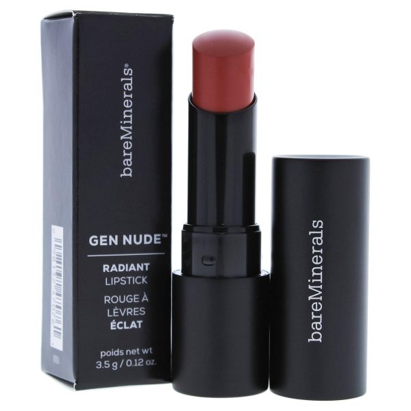 bareMinerals Gen Nude Radiant Lipstick, Panko, 0.12 Ounce, Multi (81357)
