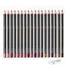 DC-BEAUTIFUL 18 Colors Lip Liners Pencil Set, Premium Waterproof Smooth Lip Pencils, Long Lasting Matte Makeup Lipliners with a Pencil Sharpener