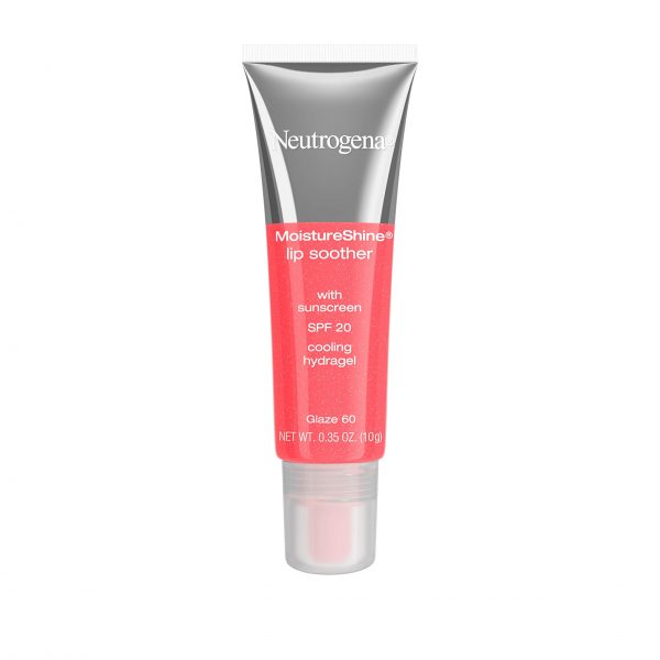 Neutrogena MoistureShine Lip Soother Gloss with SPF 20 Sun Protection, High Gloss Tinted Lip Moisturizer with Hydrating Glycerin and Soothing Cucumber for Dry Lips, Glaze 60,.35 oz Neutrogena MoistureShine Lip Soother Gloss with SPF 20 Sun Protection, High Gloss Tinted Lip Moisturizer with Hydrating Glycerin and Soothing Cucumber for Dry Lips, Glaze 60,.35 oz