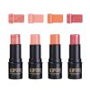 Sumeitang 4 Colors Blush Stick Set Natural Cream Blush Brighten Makeup Effects Longlasting Waterproof Face Cosmetics Makeup