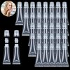 80 PCS 10 ML Refillable Mini Clear Empty Lip Gloss Balm Container Soft Empty Tubes for DIY Lip Gloss Balm/Cosmetic
