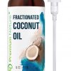 Fractionated Coconut Oil Massage Oil - Cold Pressed Pure MCT Oil for Essential Oils Mixing Dry Skin Moisturizer Natural Carrier Baby Oil for Face Hair & Body Therapeutic Aromatherapy Raw 16 oz