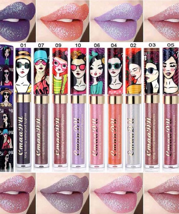 Kisshine Matte Liquid Lipsticks Halloween Glitter Lip Gloss