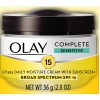 Face Moisturizer by Olay, Complete All Day Moisture Face Cream with Sunscreen, SPF 15, Sensitive Skin, 2.0 fl. oz. (Pack of 3)