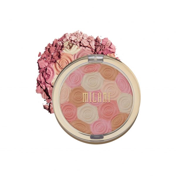 Milani Illuminating Face Powder - Beauty's Touch (0.35 Ounce) Cruelty-Free Highlighter, Blush & Bronzer in One Compact to Shape, Contour & Highlight