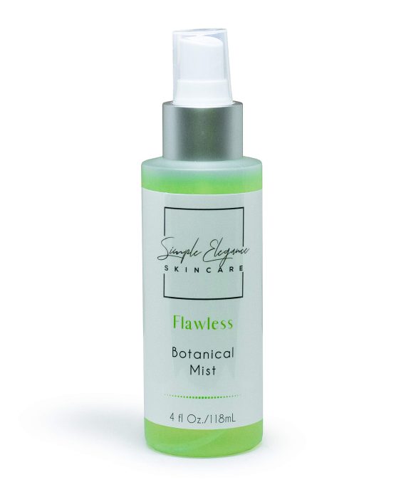 Flawless - Botanical Mist |For Blemish Prone Skin | Helps Fight Acne | Maskne | Contains Extracts to help Clarify Skin | Refreshing | Lightly Scented with Lavender, Lemon and Geranium Essential Oils