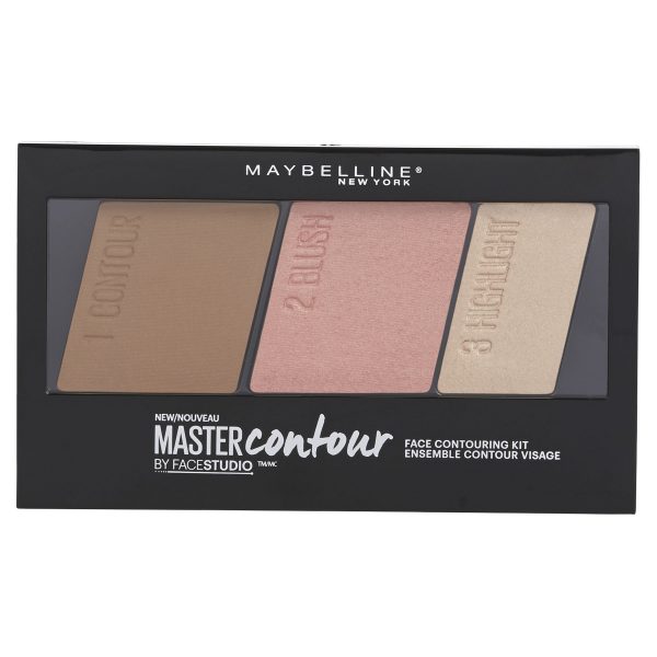 Maybelline Master Contour Face Contouring Kit, Light to Medium, 0.17 Ounce