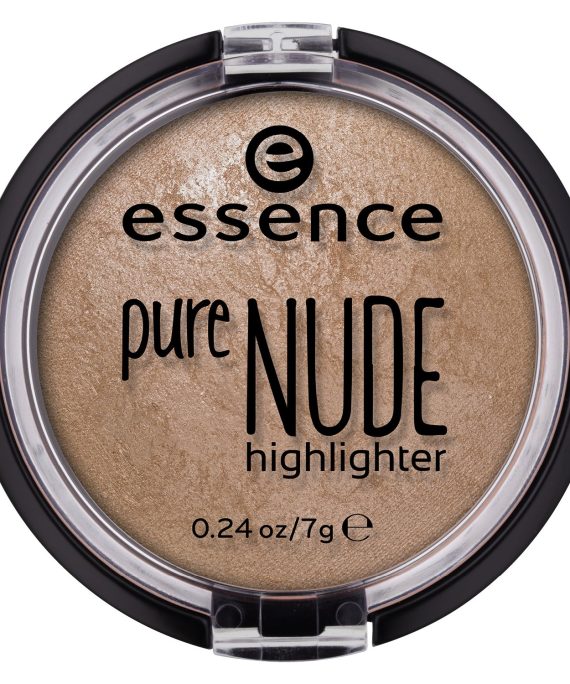 essence | Pure NUDE Highlighter, 10 Be My Highlight | Natural and Subtle Glow | Vegan & Cruelty Free | - Beige