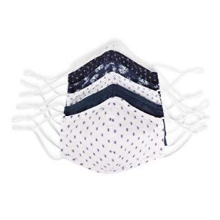 Perry Ellis Reusable Rounded Woven Fabric Face Masks